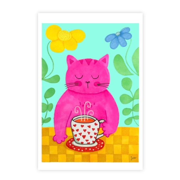 Wenskaart 'Cuppa Love'