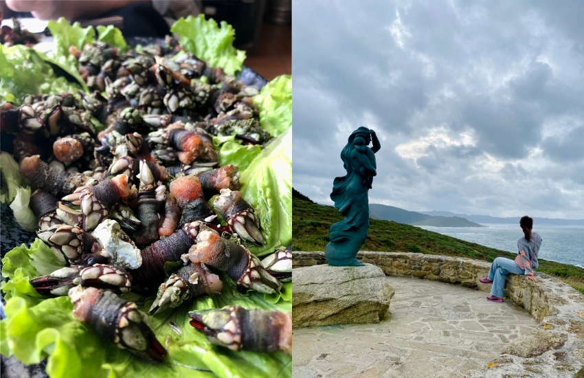 vis eten in Galicia, Spanje